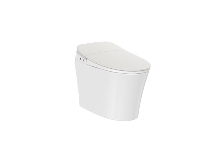 In-wash Smart toilet （400, leather, red, IOT, voice)