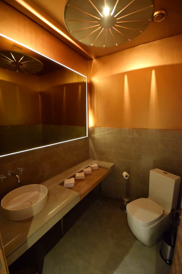 Lily’s Restaurant exudes a cosy, yet sophisticated ambience with a warm colour palette, natural materials and touches of thoughtfully placed plants. The bathroom design continues the theme of understated luxury and a nod to the local culture. It features delicate Inspira washbasins, Spun urinals, and Loft faucets. The combination of high-quality materials and thoughtful design makes the bathroom both aesthetically pleasing and functional, reflecting the importance of water and hygiene in Arabic.