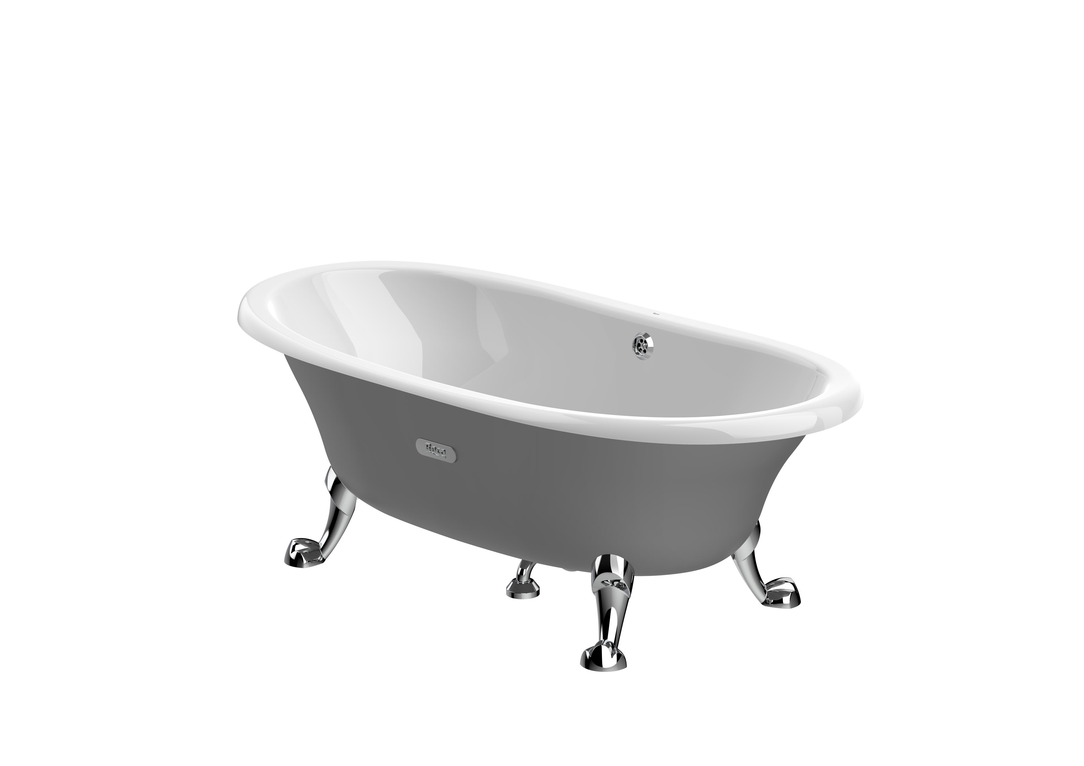 Baths without whirlpool White Newcast A233650000 Roca