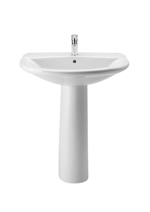 Vitreous china full pedestal for basin