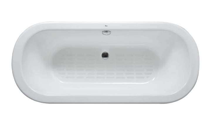 Oval cast iron bath