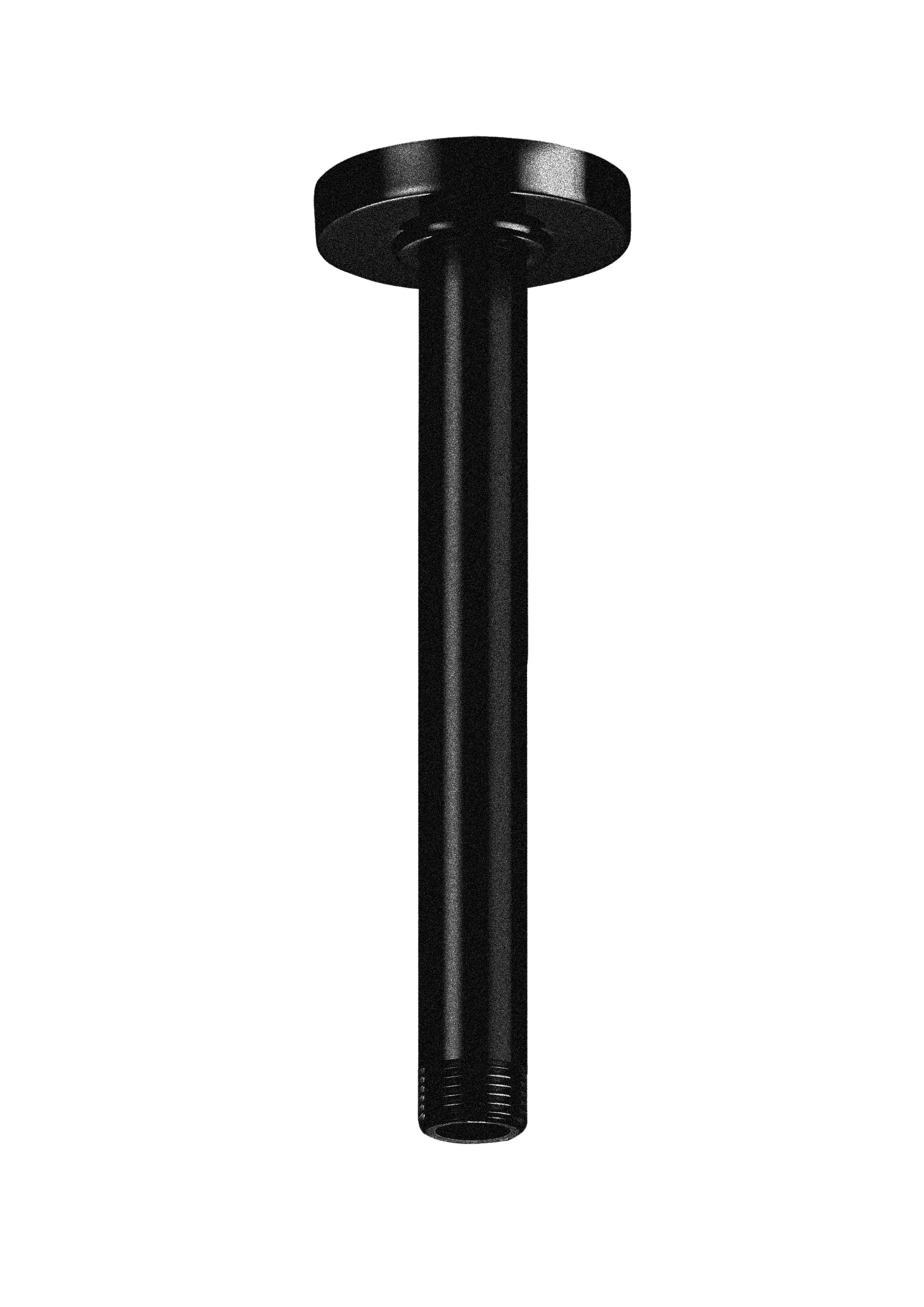 Shower complements Brushed Titanium Black Raindream A5B0550NM0 Roca