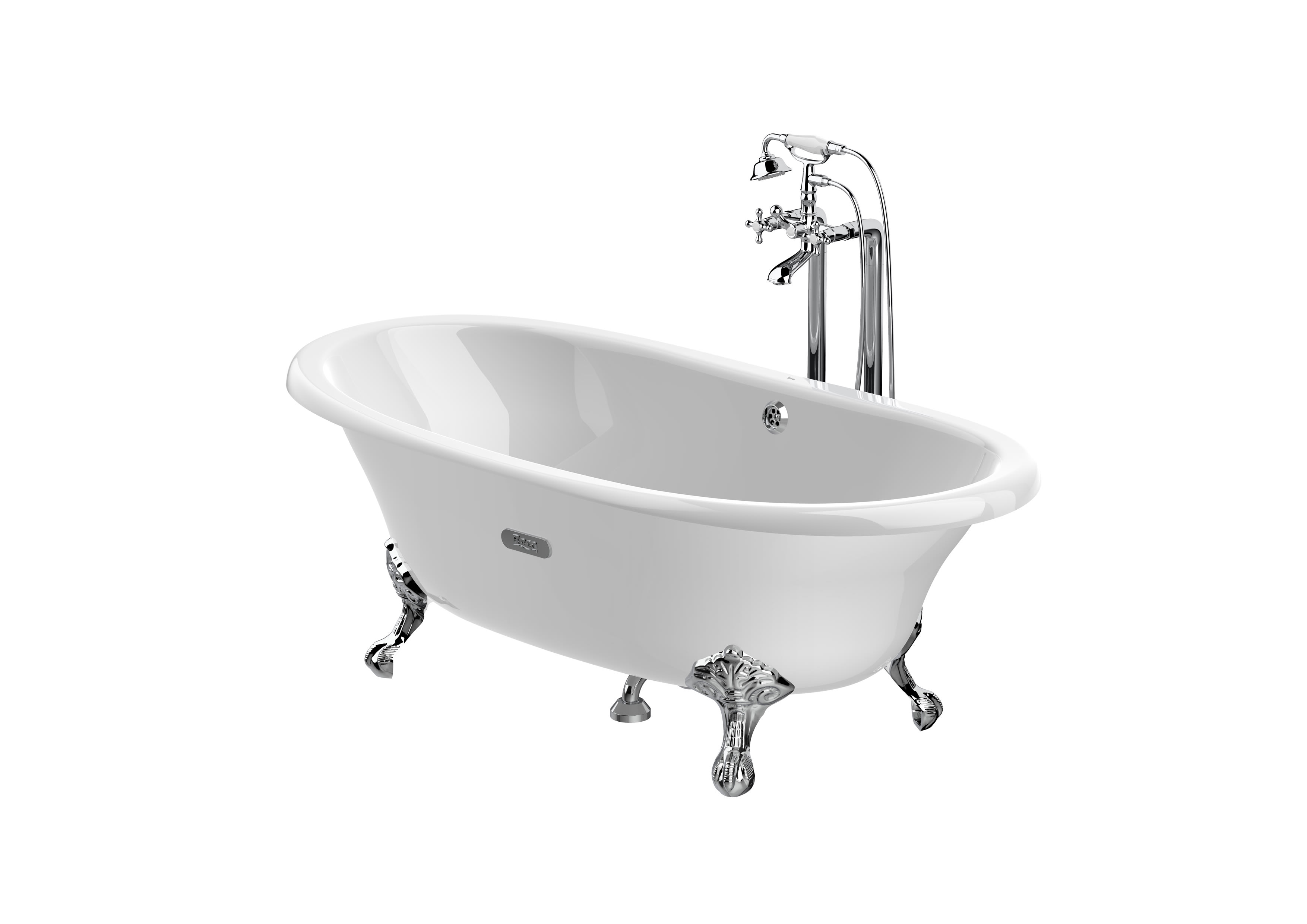 Baths without whirlpool White Newcast A233650007 Roca