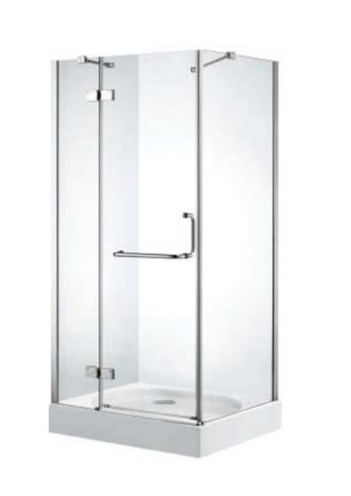 Rectangle hinged shower screen, right hand door opening