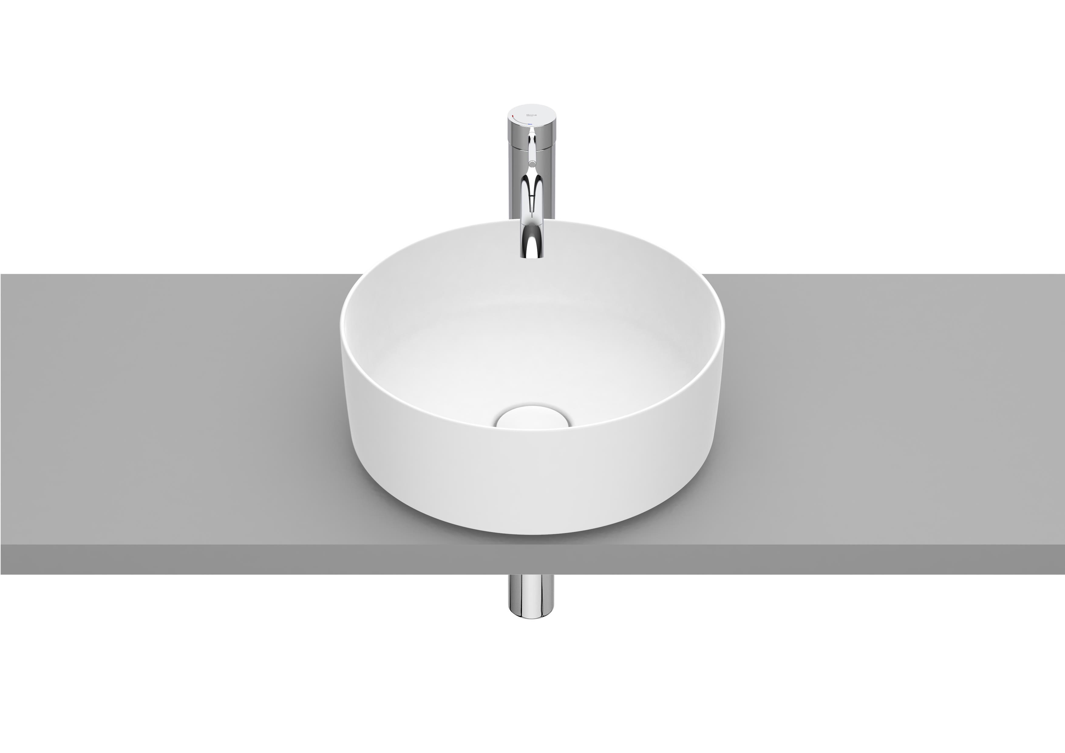 ROUND - Over countertop FINECERAMIC® basin (A327523000) | Roca China