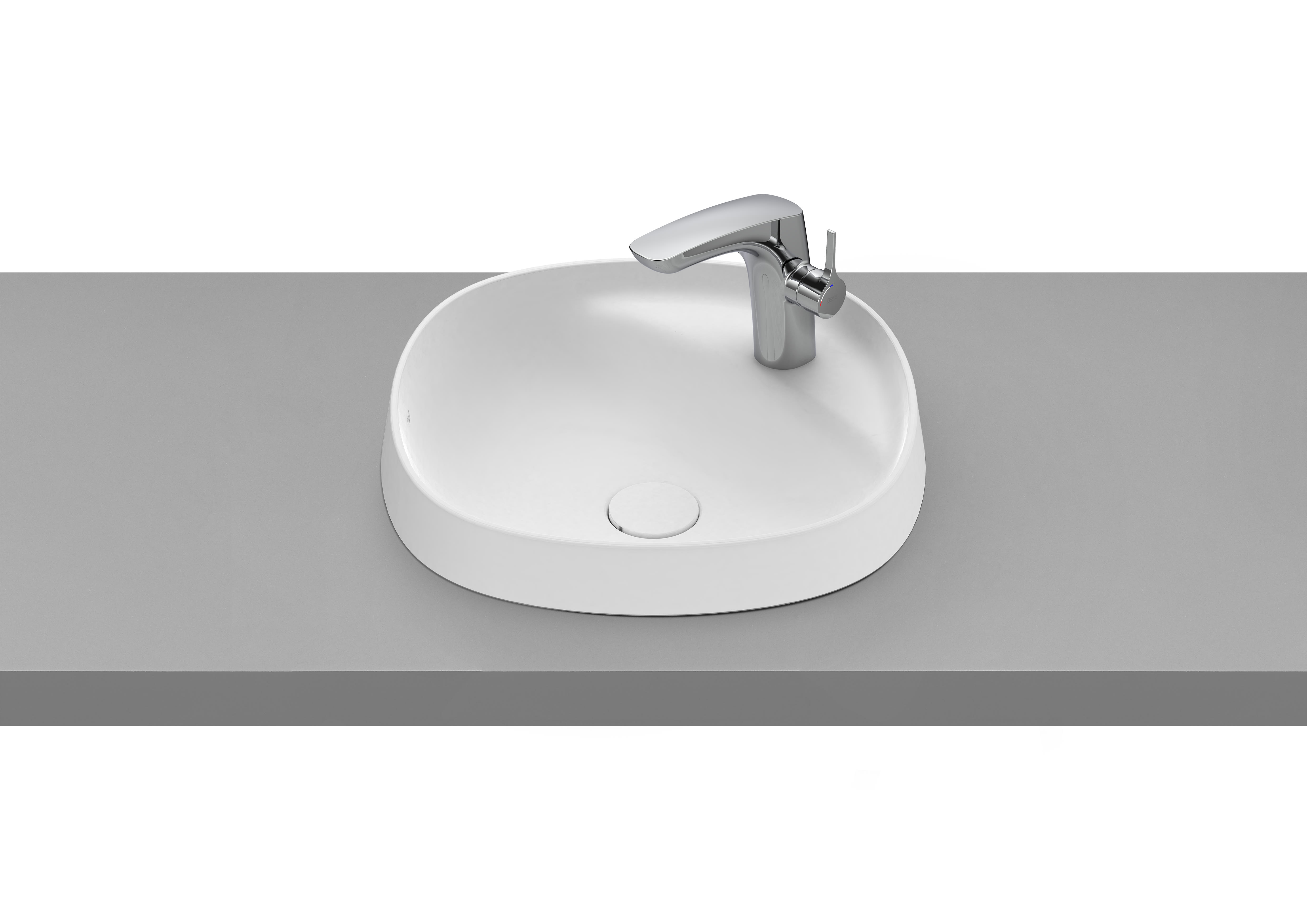 In countertop basins Matt White Beyond A3270B7620 Roca