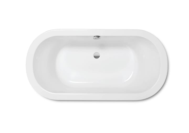 Oval acrylic bath