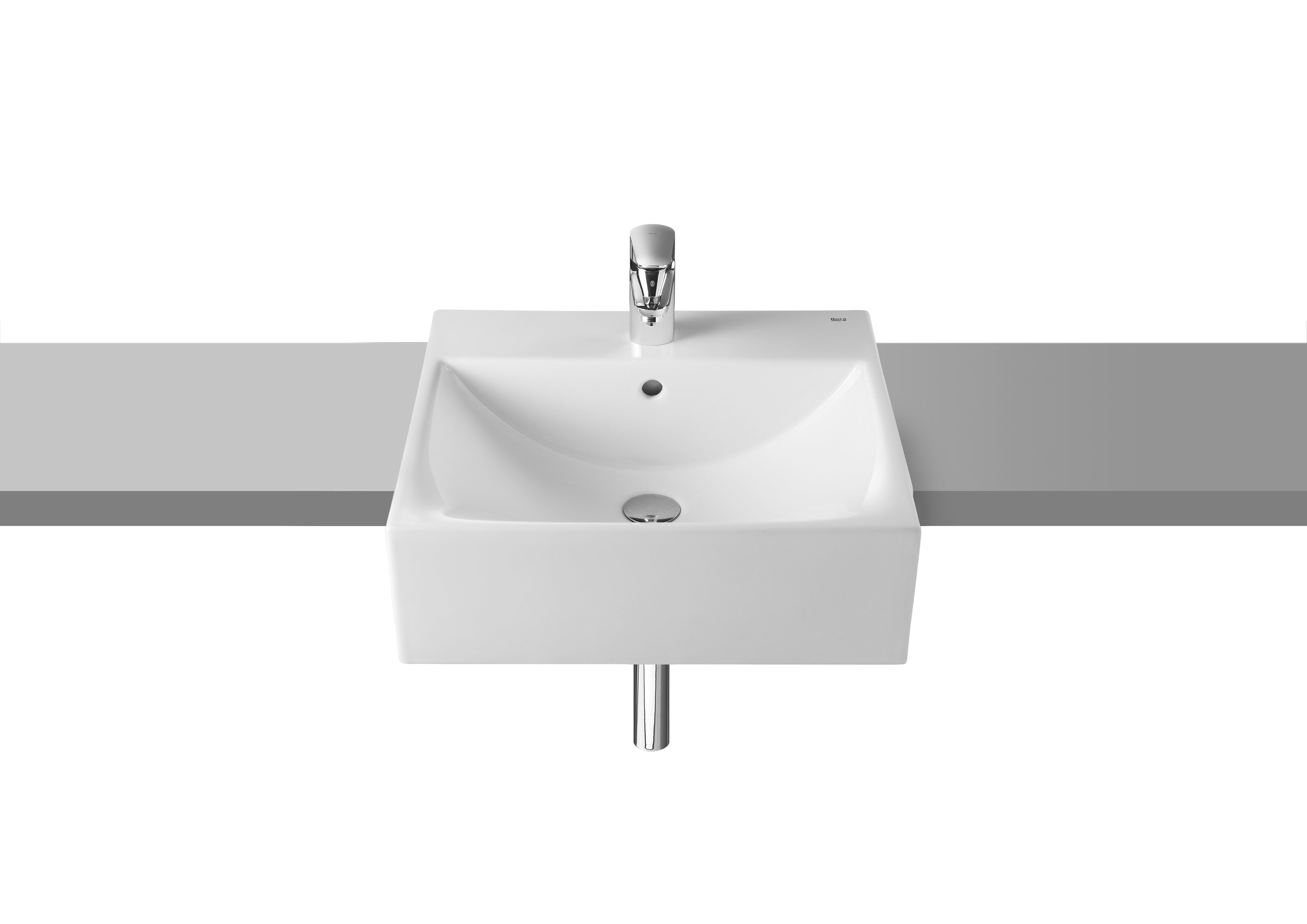 Semi-recessed basins White Diverta A32711S000 Roca