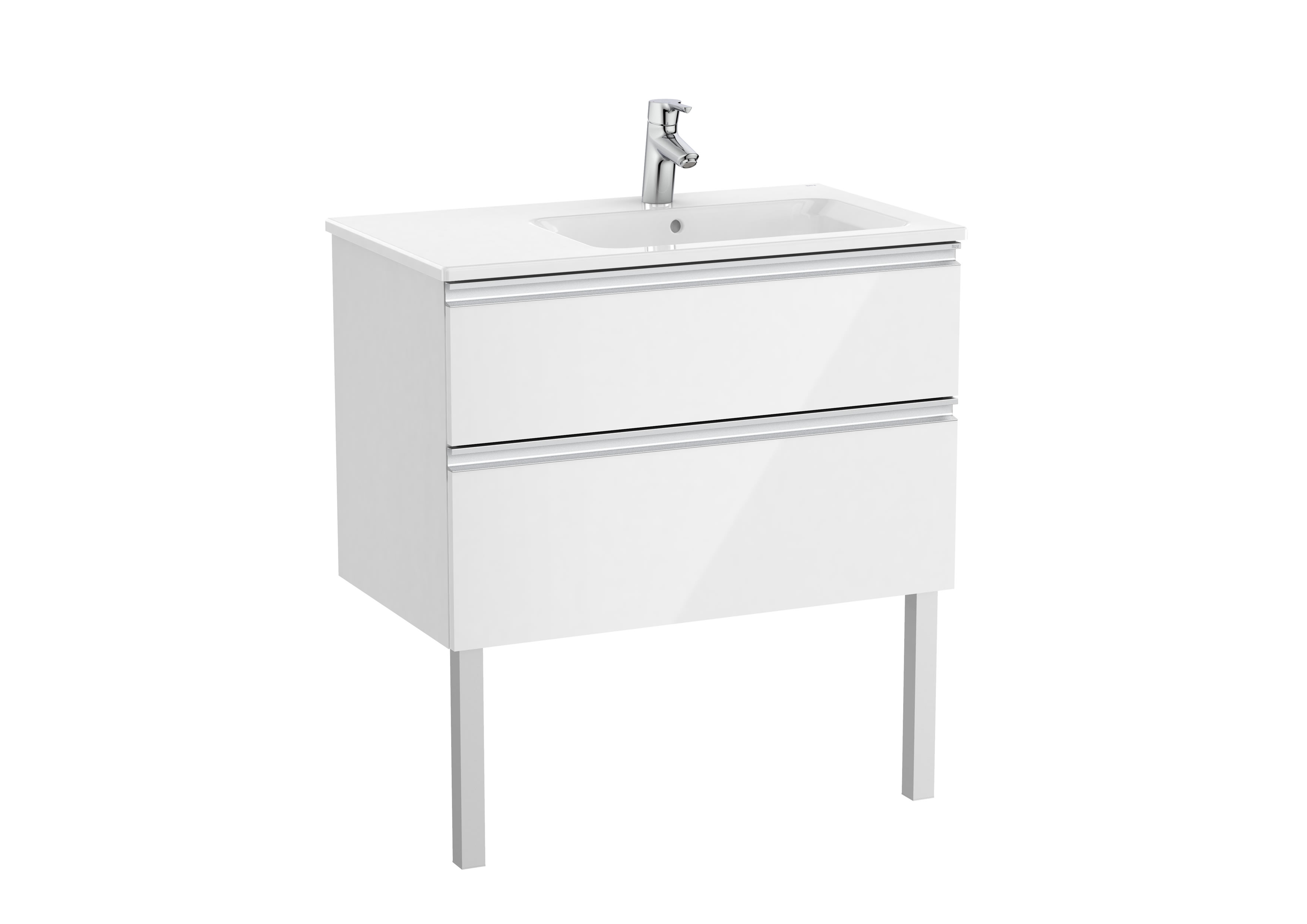 Vanities Glossy White The Gap A851480806 Roca