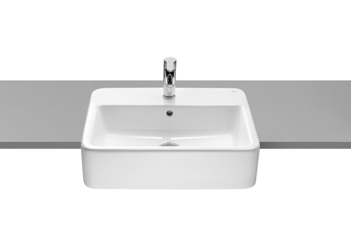 SOFT - Semi-recessed washbasin