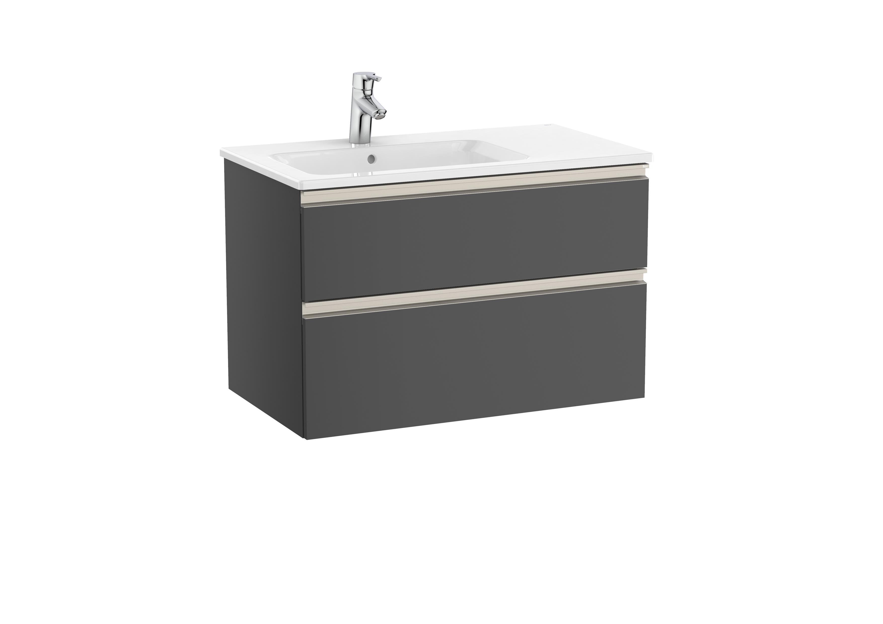 Vanities Gloss Anthracite Grey The Gap A851479153 Roca