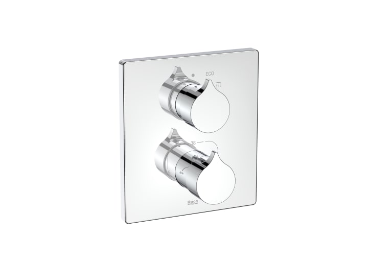 Built-in thermostatic bath or shower mixer. To complete with RocaBox 525869403
