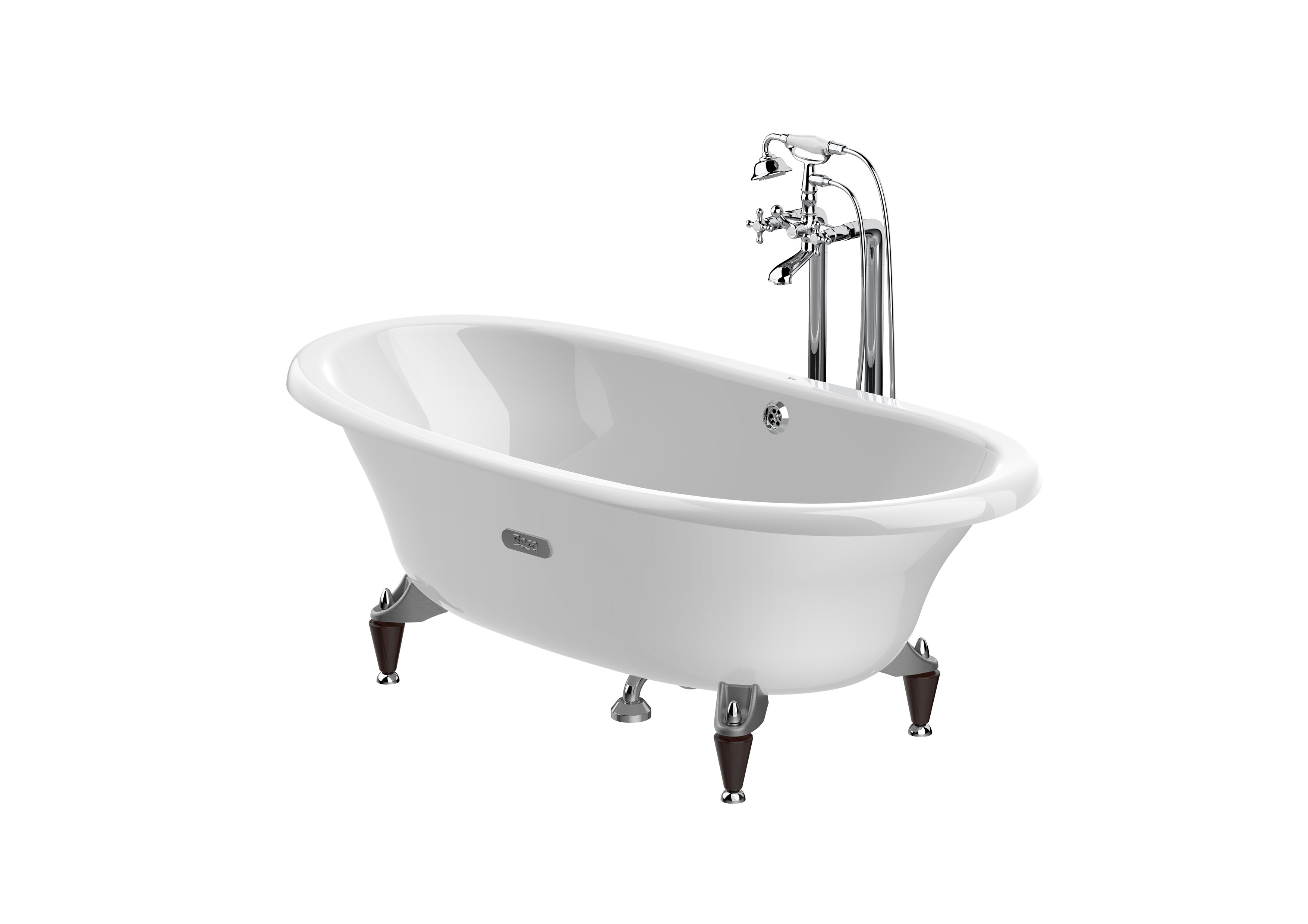 Baths without whirlpool White Newcast A233650007 Roca