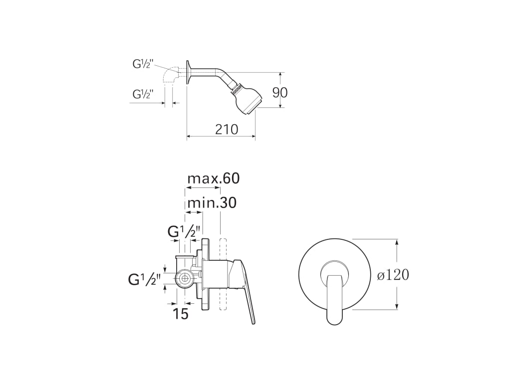Esquema de cotas
