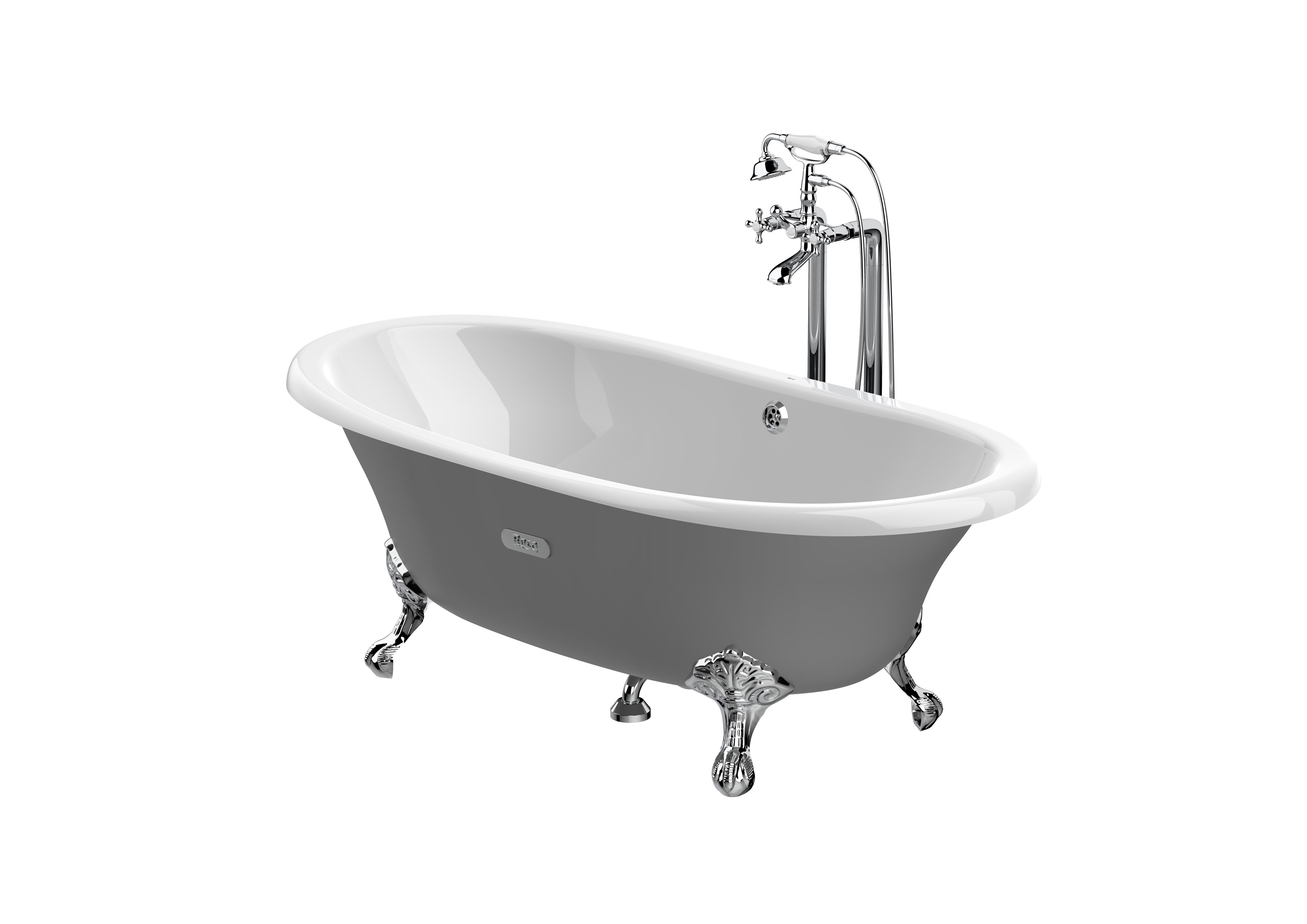 Baths without whirlpool White Newcast A233650000 Roca