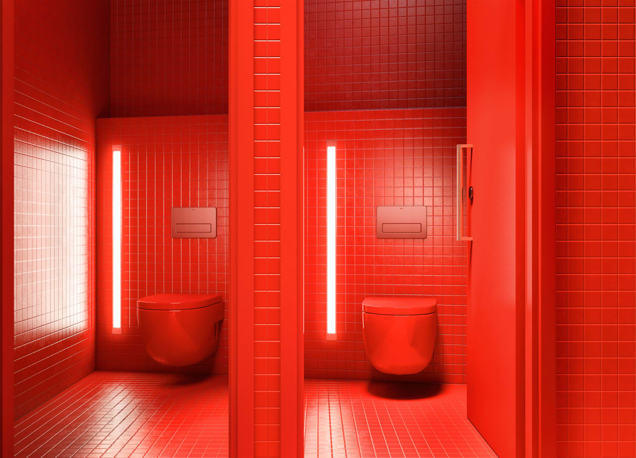 Roca’s bathroom products were chosen for their robust performance and modern aesthetic. Meridian basins and ACCESS WCs, along with PL3 Operating Plates and Duplo Installation Systems, alongside Sentronic Flush Plates and Thesis & Smai Faucets were integrated to enhance both functionality and style. Complementing this, Euret and Site urinals and Diverta basins offer reliable performance that perfectly matches the Tower’s focus on quality and durability, essential for accommodating the millions of visitors the landmark receives each year.