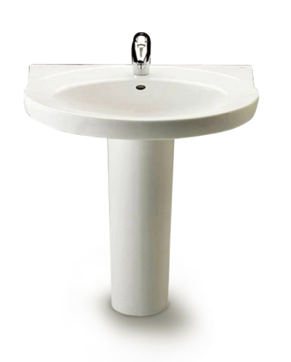 Vitreous china full pedestal for basin