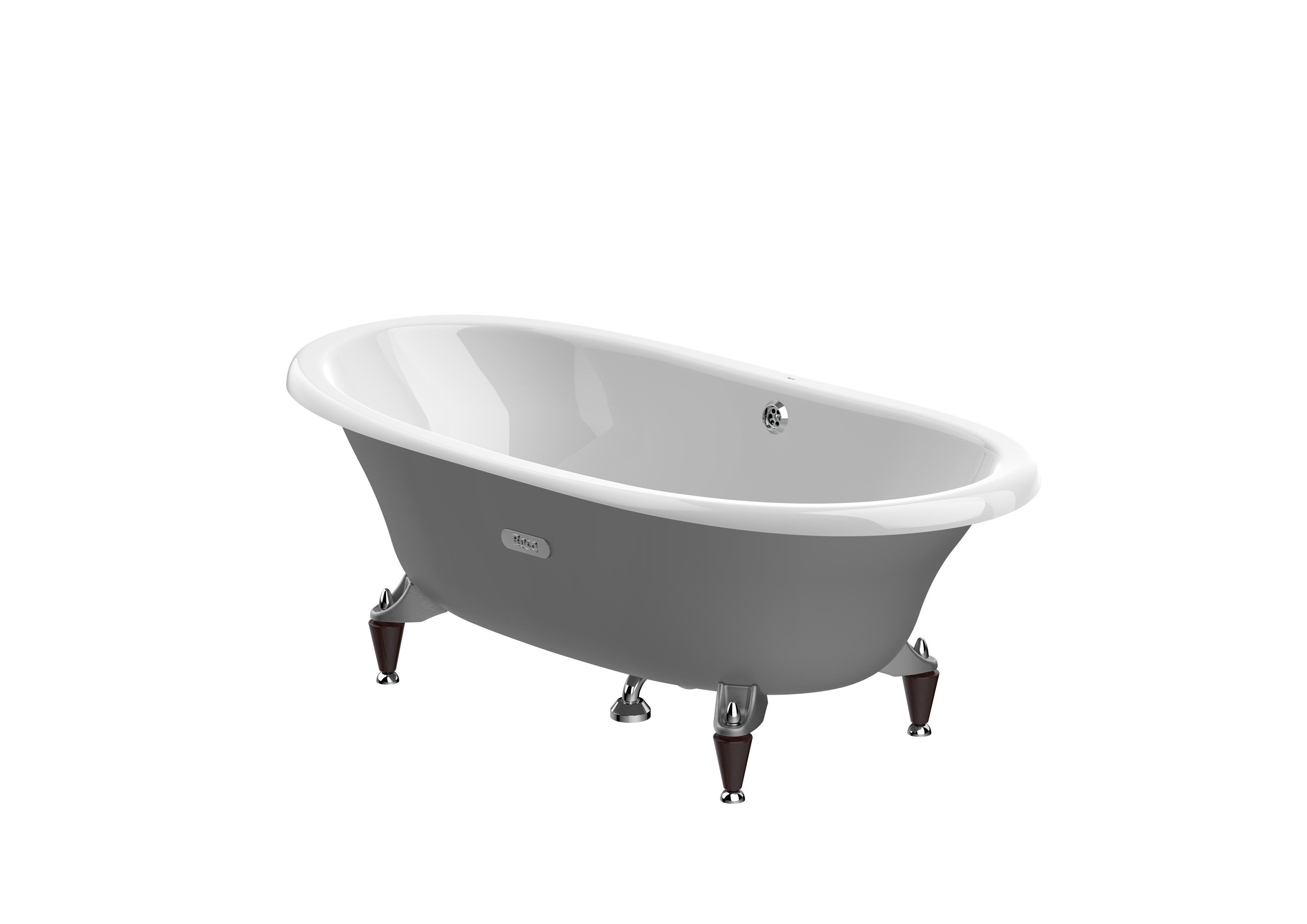 Baths without whirlpool White Newcast A233650000 Roca