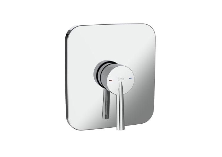 Built-in single lever shower mixer. To complete with RocaBox A525869403