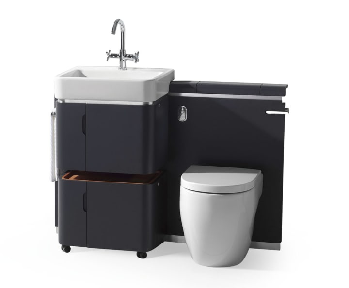 Right Module. Includes basin, wall-hung furniture and right back board