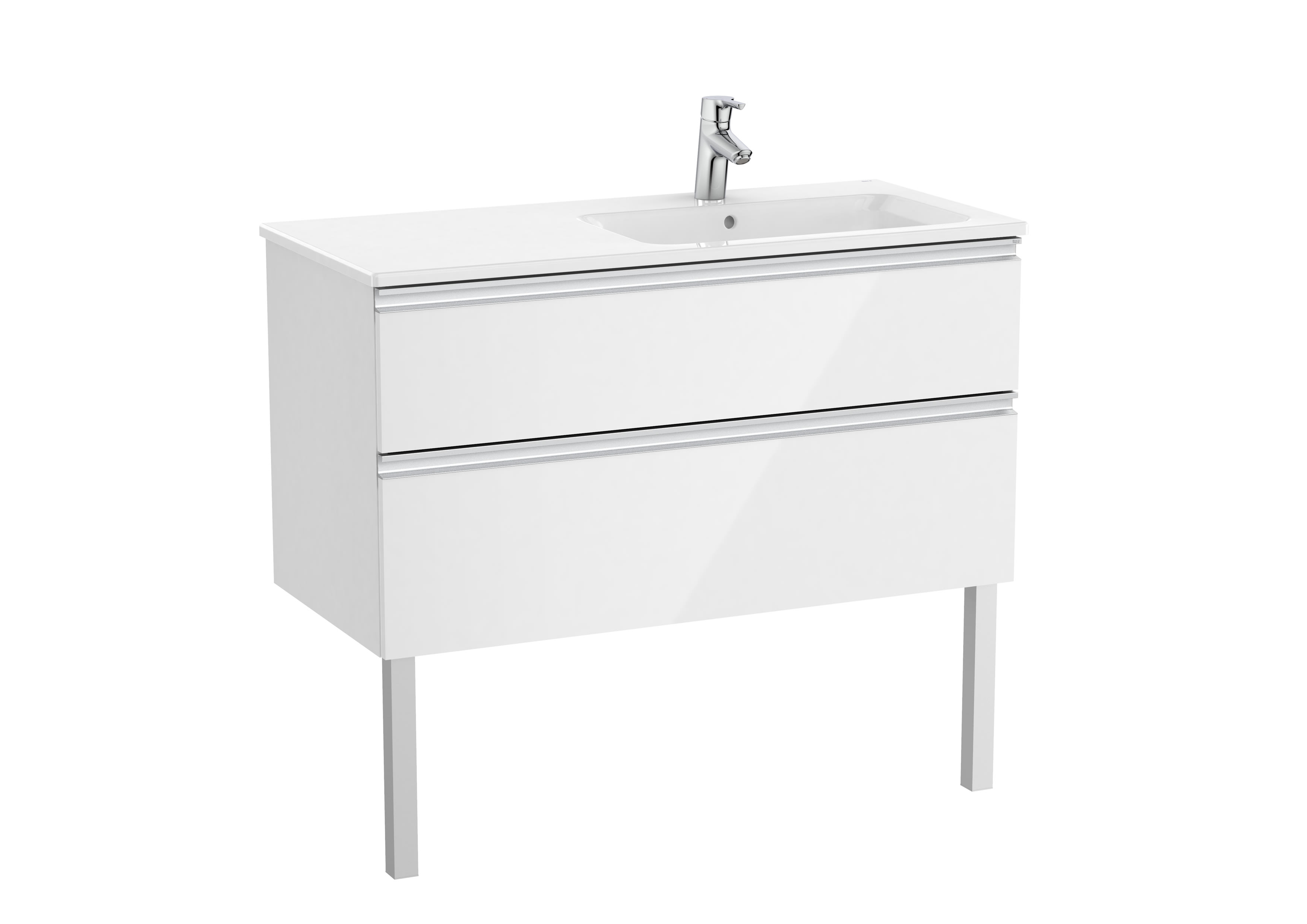 Vanities Glossy White The Gap A851482806 Roca