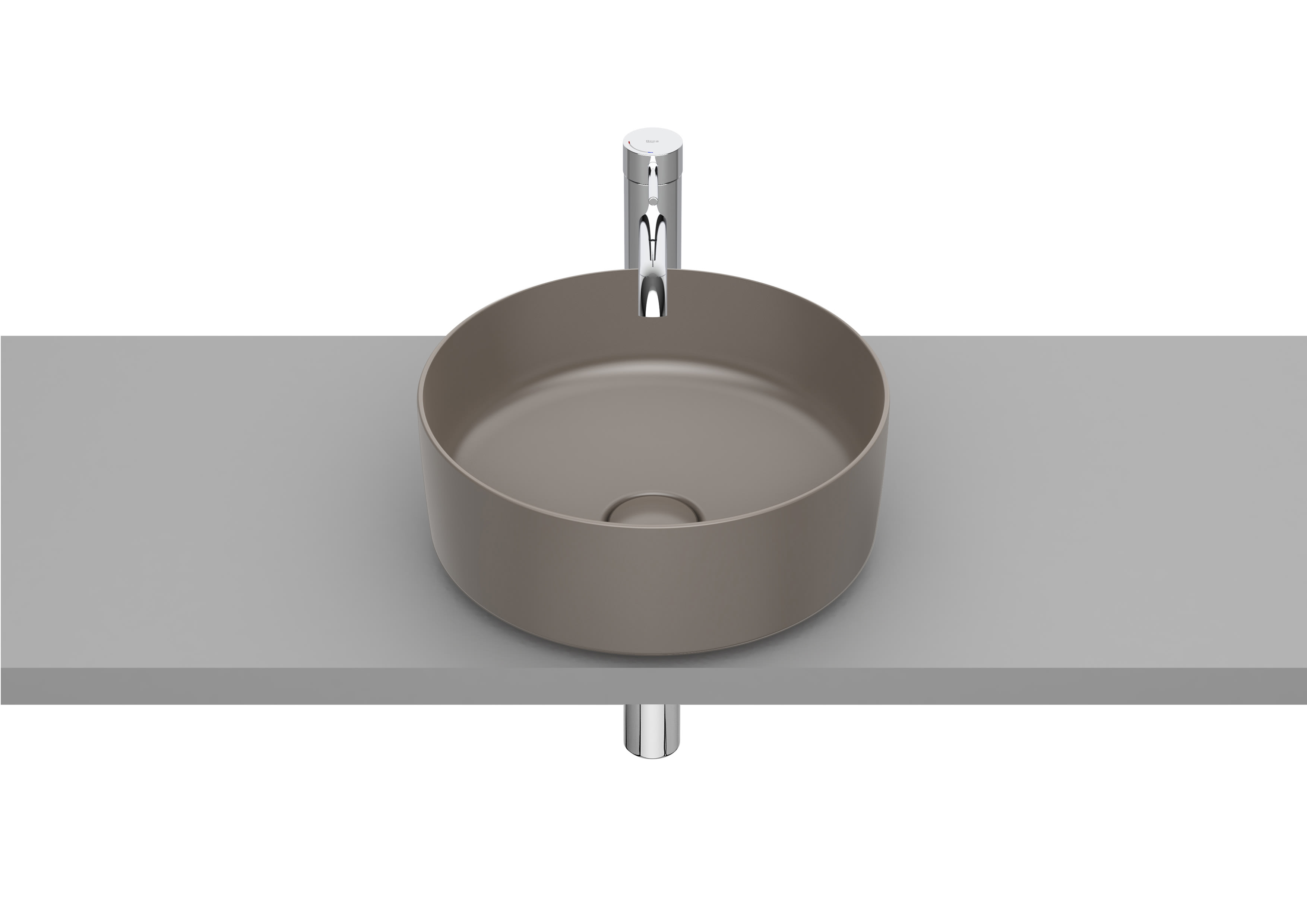 ROUND - Over countertop FINECERAMIC® basin (A327523000) | Roca China