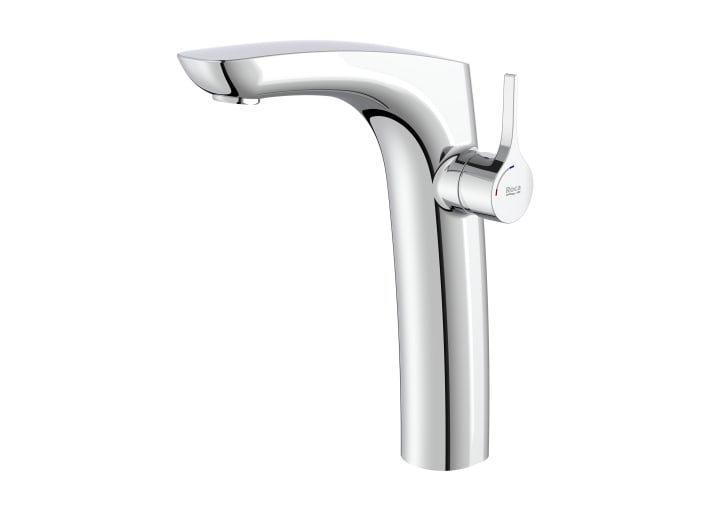 Smooth body high-neck basin mixer, Cold Start