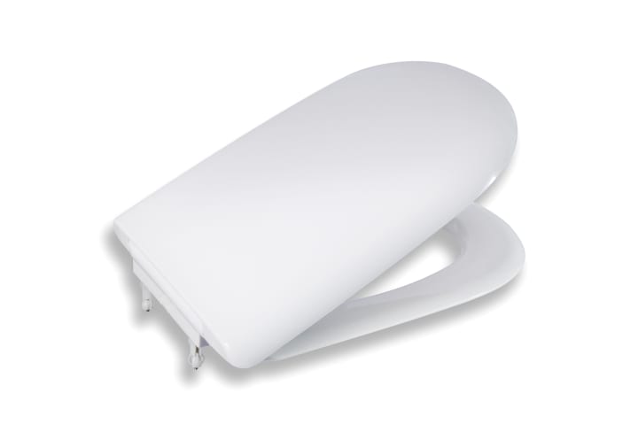 Soft-closing seat and cover for toilet
