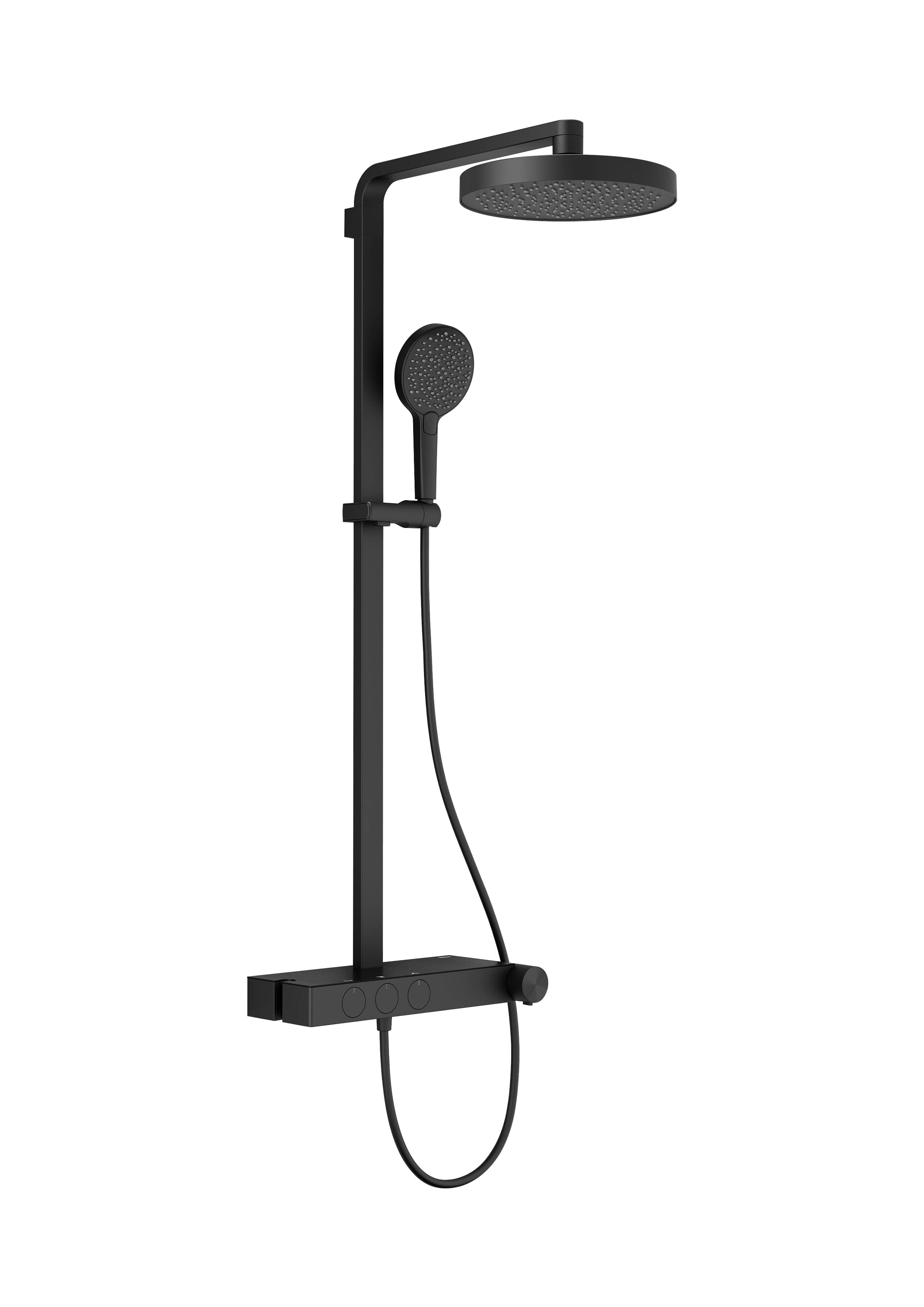 Shower columns Matt Black Flow-T A5A9A10NBN Roca