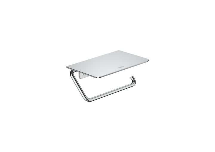 Toilet roll holder with cover