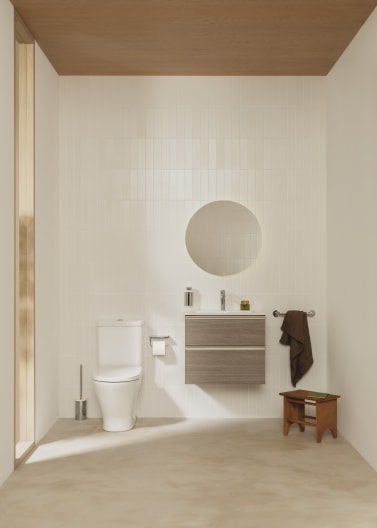 Luna Mirror and lighting solutions Roca